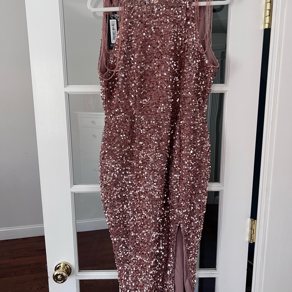 Sparkling Sequin Sleeveless Dress